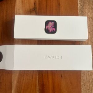 Apple Watch with Pink Accents